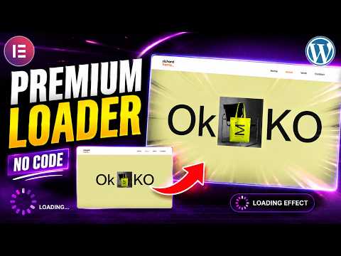 Create a Premium Loading Screen in Elementor (No Code Required 2026)