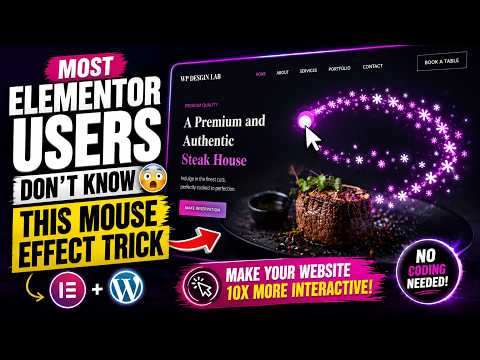 This Cursor Effect Makes Elementor Websites Feel Premium