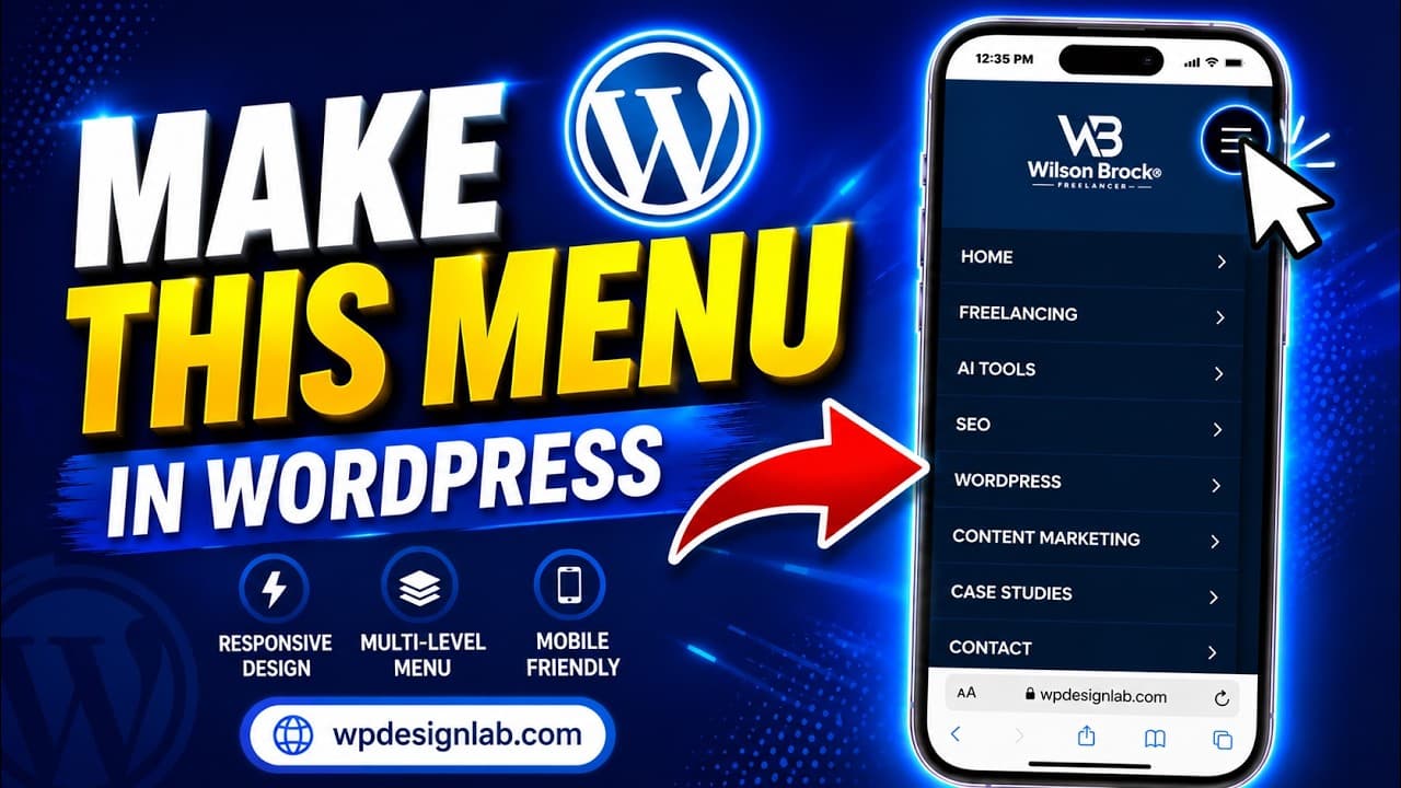 WordPress Off-Canvas Menu Tutorial: Responsive Multi-Level Side Menu