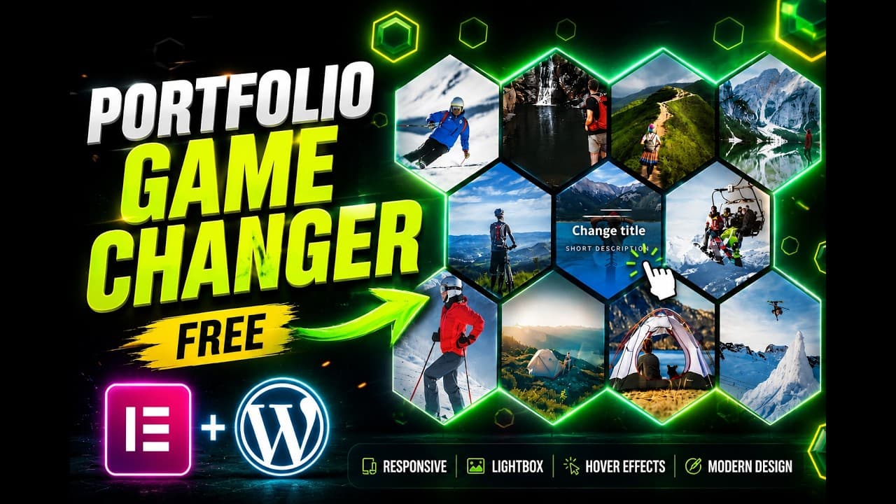 Create an AMAZING Hexagon Gallery in Elementor (FREE Plugin)