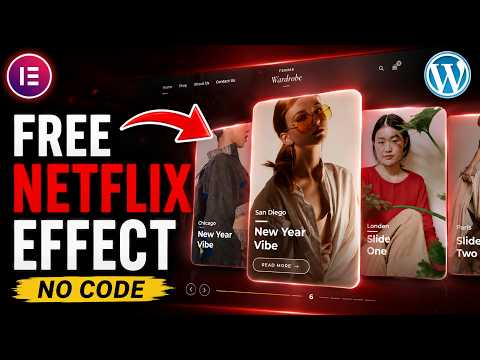 Netflix-Style Card Carousel in Elementor: Free Slider Tutorial (Step-by-Step)