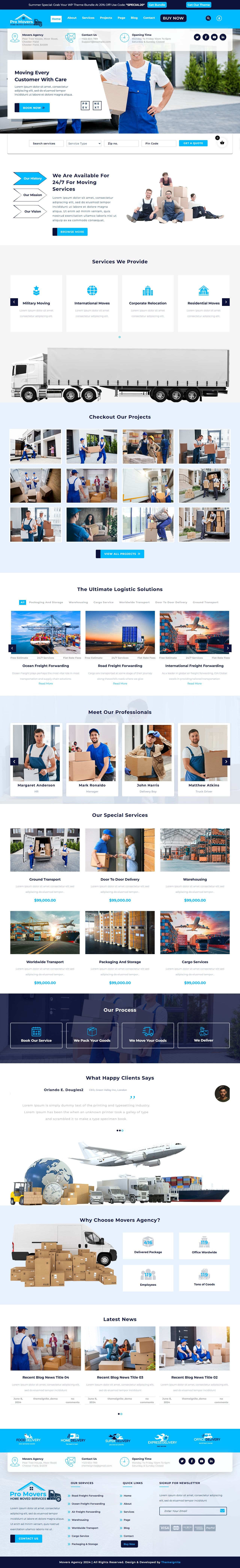 Movers Agency Demo